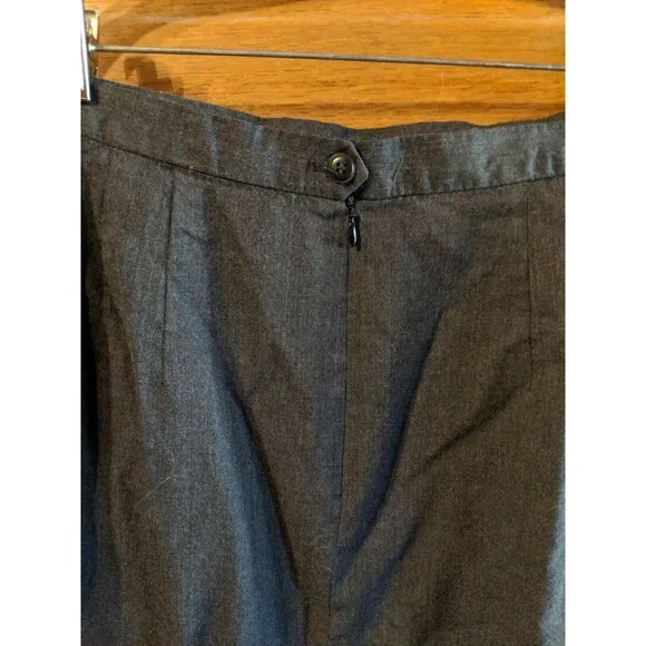 Austin Reed Gray Wool Straight Skirt Size 16 Lined Womens - Picture 3 of 7
